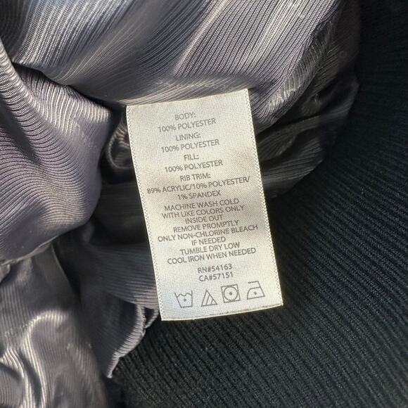 Calvin Klein Performance Puffer Vest Womens XL Black Zip Knit Smart Phone Pocket - Picture 8 of 9